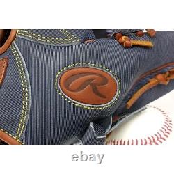 Rawlings Baseball Infielder Glove HOH HERITAGE PRO JEANS GR3FR6N62 11.25 Navy