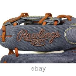 Rawlings Baseball Infielder Glove HOH HERITAGE PRO JEANS GR3FR6N62 11.25 Navy