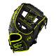 Rawlings Custom 11.5 I-web Zebra Print Shell Neon Yellow Black Hoh Glove