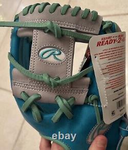 Rawlings Heart Of The Hide PROR204-2TEG 11.5 RHT Pro Baseball Glove NWT Green