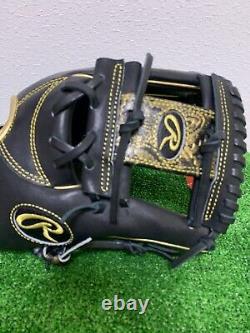 Rawlings Heart of the hide RARE 11.25 Infield Baseball Glove LH Black PRO EXCEL