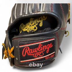 Rawlings Japan HOH PRO EXCEL Gold Glove 11.2 Infield Black Steerhide RHT LH F/S