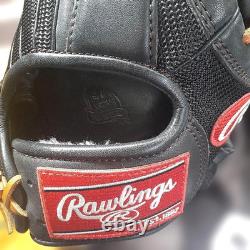 Rawlings PRO PREFERRED Solid Core GR6PR46SC 11.25 Infielder Black Baseball Glove