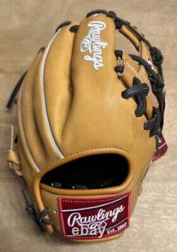 Rawlings PRO205-2T HOH Baseball Infield Glove 11.5 RHT Tan Model