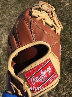 Rawlings PROS12ICBR 11.25 Pro Preferred Baseball Glove RHT Righty Throwers EUC