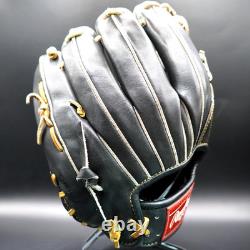 Rawlings Pro Preferred 11.5 RHT Infielder Glove Kip Leather Black Made in Japan