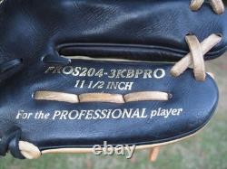 Rawlings Pro Preferred PROS204-3KBPRO Baseball Glove 11.50 Infield RHT Gold Glov