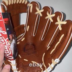 Rawlings Pro Preferred PROS315-2BR 11.5 Brown Leather Infield Glove RHT