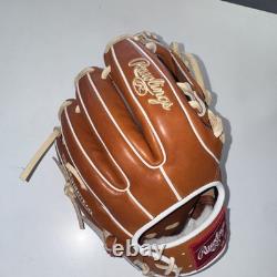 Rawlings Pro Preferred PROS315-2BR 11.5 Brown Leather Infield Glove RHT