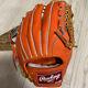 Rawlings Pro Preferred Rigid Gloves For Infielders Red Orange Size 5 Right Hand