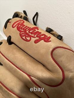 Rawlings Pro-Preferred Wingtip 11.5 Pros204w-2BC Infielder Wing-Tip Tan Leather