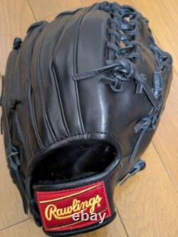 Rawlings TRAP-EZE Black Infielder Baseball Glove FOR THE PROFESSIONAL PLAYER