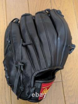 Rawlings TRAP-EZE Black Infielder Baseball Glove FOR THE PROFESSIONAL PLAYER