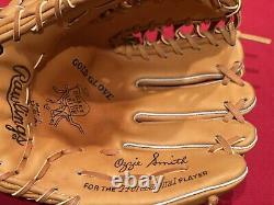 Rawlings USA Extremely Rare Ozzie Smith Pro Issue Heart of Hide HOH 1 of 1 SLCS