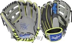 Rawlings mens Infield Glove 11.75 Inch Pro H Web Gray/Black US