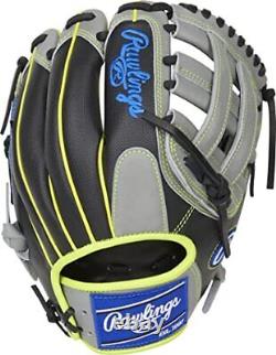 Rawlings mens Infield Glove 11.75 Inch Pro H Web Gray/Black US