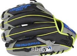 Rawlings mens Infield Glove 11.75 Inch Pro H Web Gray/Black US