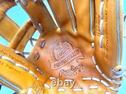 Rawlings pro preferred Infield Right Orange Special Order Glove Rare From Japan