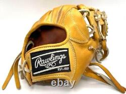 Rawlings pro preferred Infield Right Orange Special Order Glove Rare From Japan