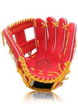 Red PRO HYDET Solo Welt Series Infielder's Glove 11.25 Inch RHT