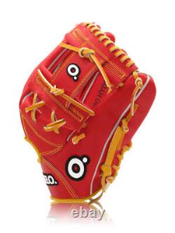 Red PRO HYDET Solo Welt Series Infielder's Glove 11.25 Inch RHT