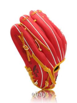 Red PRO HYDET Solo Welt Series Infielder's Glove 11.50 Inch RHT