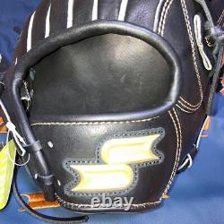 SSK Baseball Glove SSK Pro Edge Rigid Infielder Gloves Black