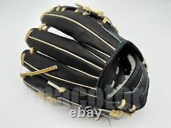 SSK Black Soul 11.75 Infield Baseball Glove Black Cream H-Web RHT Japan Pro NPB