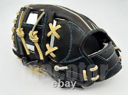 SSK Black Soul 11.75 Infield Baseball Glove Black H-Web LHT Japan Pro RARE