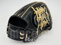 SSK Black Soul 12 Infield Baseball Glove Black Cream Net RHT Japan Pro NPB