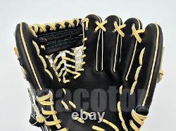 SSK Black Soul 12 Infield Baseball Glove Black Cream Net RHT Japan Pro NPB