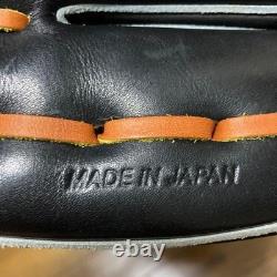 SSK Pro Edge Baseball Glove Infield Leather Black/Tan Made in Japan Used