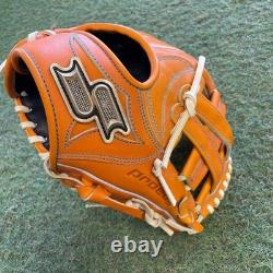 SSK Pro Edge Infield Baseball Glove Orange/Camel Right Hand Used