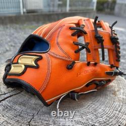 SSK Pro Edge Soft Baseball Glove Infield Orange/Black Custom 345mm
