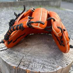 SSK Pro Edge Soft Baseball Glove Infield Orange/Black Custom 345mm