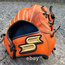SSK Pro Edge Soft Baseball Glove Infield Orange/Black Custom 345mm