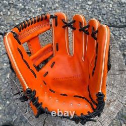 SSK Pro Edge Soft Baseball Glove Infield Orange/Black Custom 345mm