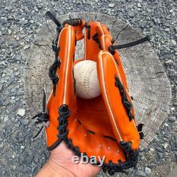 SSK Pro Edge Soft Baseball Glove Infield Orange/Black Custom 345mm