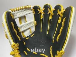 SSK Special Pro Order 11.75 Infield Baseball Glove Black Yellow White RHT Cross