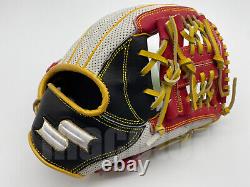 SSK Special Pro Order 12 Infield Baseball Glove Black Gold Red White RHT Light