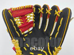 SSK Special Pro Order 12 Infield Baseball Glove Black Gold Red White RHT Light