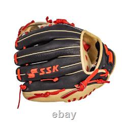 SSK Z5 Craftsman 11.5 Infield Baseball Glove Z5-1150BLKCMLRED1