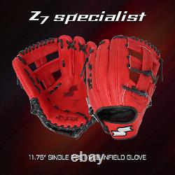 SSK Z7 Specialist 11.75 Infield Baseball Glove Z7-1175CARBLK8