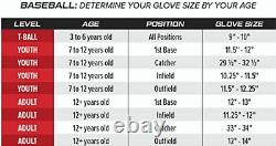 Select PRO LITE Youth Baseball Glove Pro Player Models Sizes 11.25 12.2