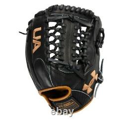 UA Genuine Pro 2.0 Fielding Glove (11.75 inch) UAFGGP2-1175MT-Black/Carmel RHT