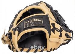 Under Armour Baseball Genuine Pro 11.5 Infield Mitt Glove (Navy/Cream RHT)