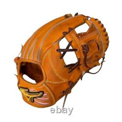 Used? Mizuno Pro 11.5inch Infield Right Orange Special Order Glove HAGA APAN