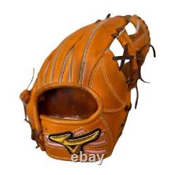 Used? Mizuno Pro 11.5inch Infield Right Orange Special Order Glove HAGA APAN