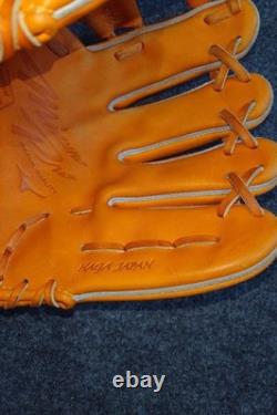 Used Mizuno pro 11.5 inch infield Orange 1AJGH32003 Sakamoto model HAGA japan