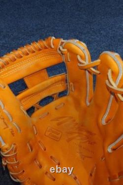 Used Mizuno pro 11.5 inch infield Orange 1AJGH32003 Sakamoto model HAGA japan